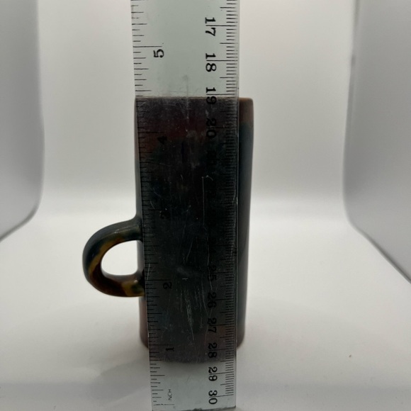 Set Of 2 Ceramic Espresso Mugs Coffee Bar Decor - Picture 6 of 6